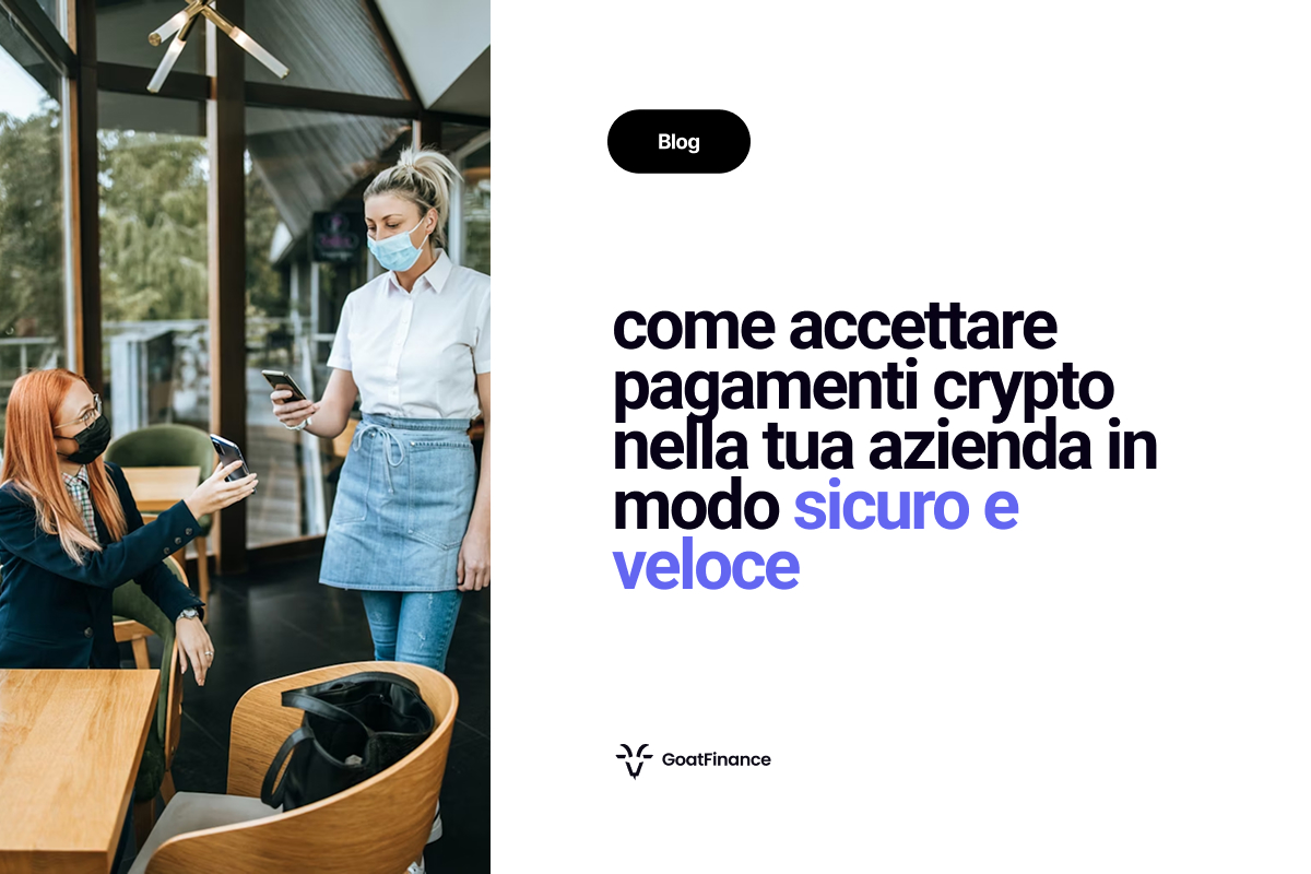 Accetta pagamenti crypto